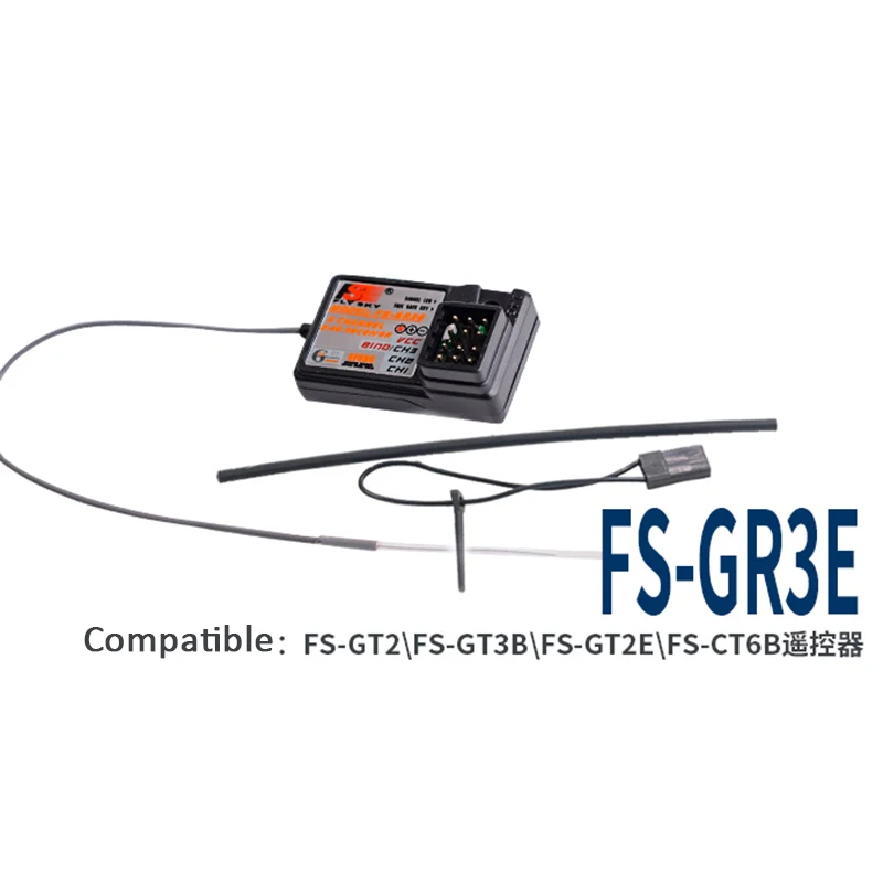 

Flysky Receiver FS-GR3E for GT2/GT2B/GT3/GT3B/GT3C/T6/CT6B/GR3E/TH9X Transmitter