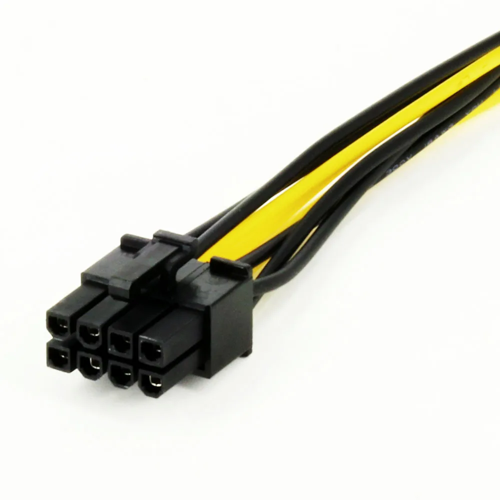 JONSNOW 8 контактный штекер на 2 IDE двойной 4 Molex Female PCI E внешняя Видеокарта адаптер