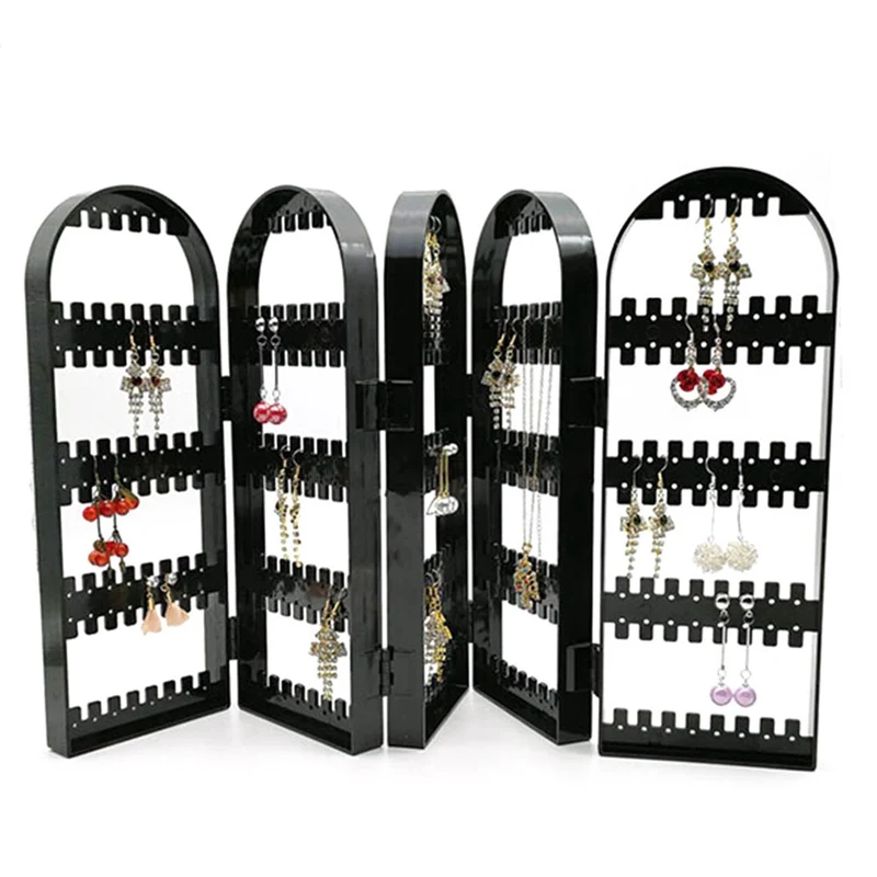 jewelry Organizador Plastics Earring Storage Doors Nice Jewelry Hanging