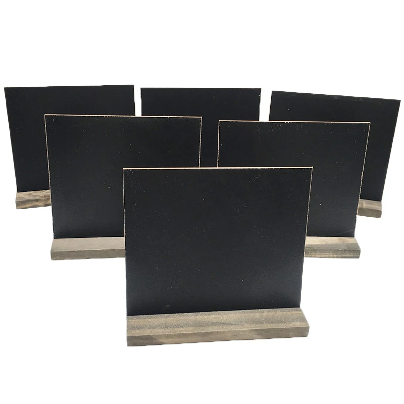 

1pc Vintage Wooden Blackboard Mini Wood Chalkboard Stand Notice Writing Wordpad DIY Message Board Birthday Party Decoration