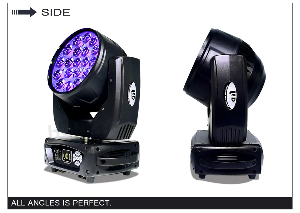 Movendo a Cabeça Efeito para dj 19x15 w Levou Zoom Luz Lavagem Rgbw Luz 13 Cheap Efeito de Iluminação de palco