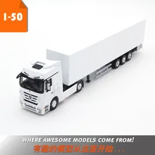 Игрушка из сплава модель подарок 1:50 Масштаб MERCEDES-BENZ контейнер для трактора, прицепа, грузовика Игрушечная модель для украшения коллекции
