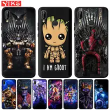 Чехол для huawei mate 20 10 P30 P20 P10 P9 P8 Lite Pro P Smart чехол Черная пантера Marvel Deadpool Thanos