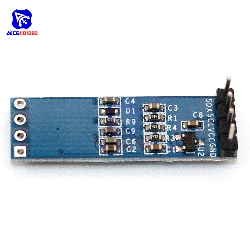 0,69 дюймов 4-контактный OLED Дисплей модуль SSD1306 96x16 3-5,5 V межсоединений интегральных схем Интерфейс OLED Экран доска для Arduino