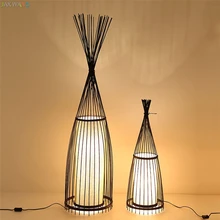 JW_Southeast Asia японский фонарь ручной работы бамбуковые напольные лампы Твердые стоячие светильники для гостиной кабинет спальня чайный клуб