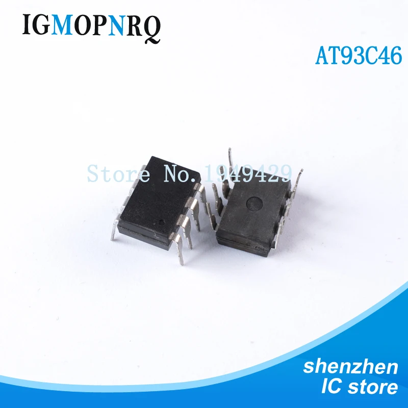 New 10Pcs/Lot AT93C46 93C46 DIP 8 Wholesale Electronicin Integrated