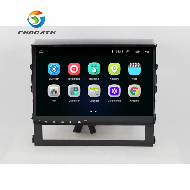 ChoGath 10,2 дюймов Android 7,0 автомобилей Радио gps навигация для Toyota Land Cruiser LC200 2015-2016 с DVR Wi-Fi Bluetooth