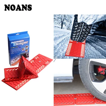 

NOANS Car Tires Grip Track Mats Foldable Bailout Plate For Renault captur clio 4 Logan Mini Cooper Volkswagen VW Passat B6 B5 T5