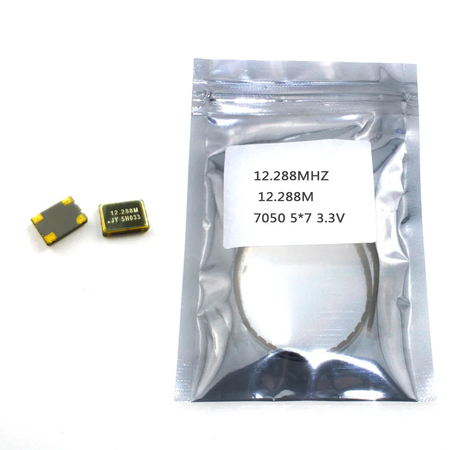 10 шт. SMD 5070 активный кварцевый генератор OSC 12,288 МГц 12,288 М 7050 5*7 3,3 V 25PPM