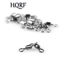 100 шт 8#10#12# силовой шарикоподшипник Вращающийся шарнир для рыбалки соединитель из нержавеющей стали рыболовные снасти морские твердые кольца