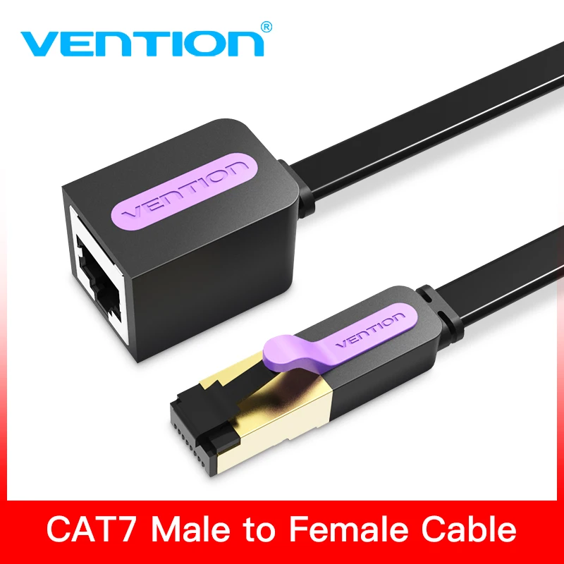 Vention Cable RJ45 Cat 7 Extender Cable Male to Female Lan Network Extension Cable 1m 1