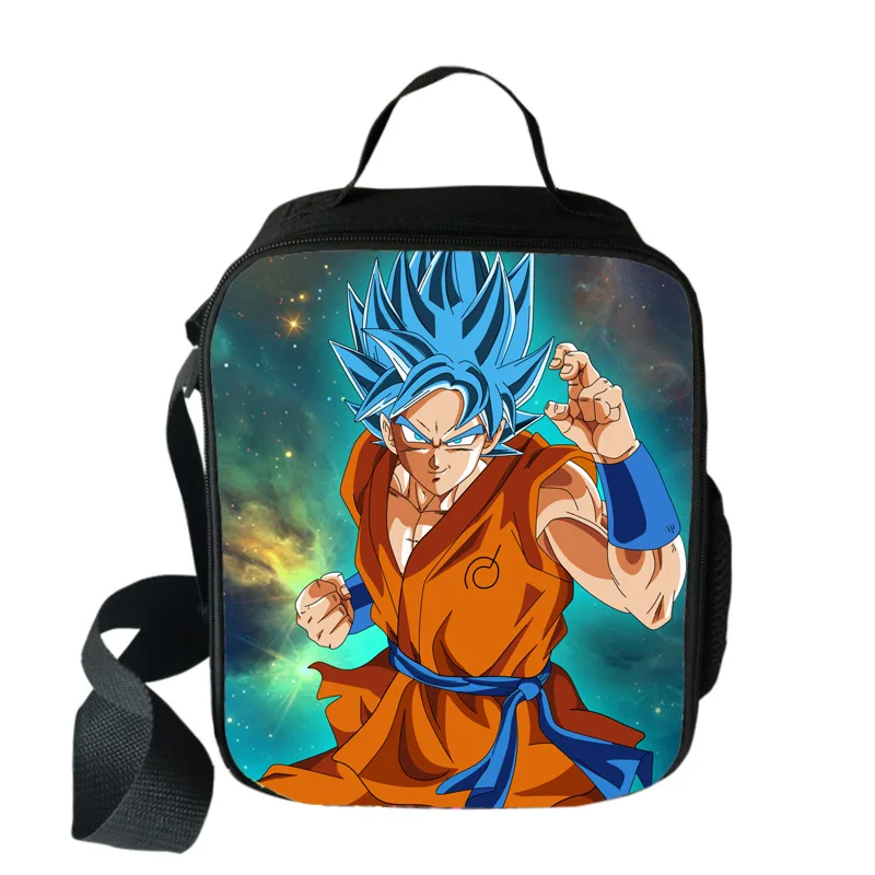 Аниме Dragon Ball сумка-холодильник большой емкости девушки портативный тепловой еды сумки для пикника для школы дети мальчики сумка для обедов Tote - Цвет: Dragon Ball 3