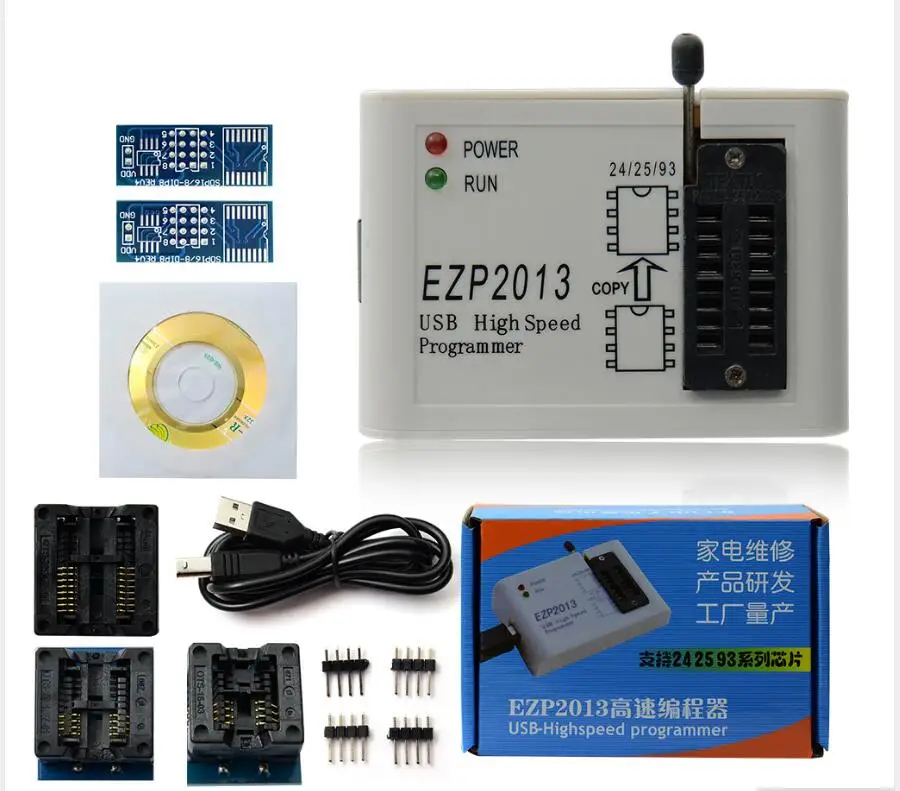 EZP2019 высокоскоростной USB SPI программист лучше, чем EZP2013 EZP2010 2011 поддержка 24 25 26 93 EEPROM 25 Flash биос