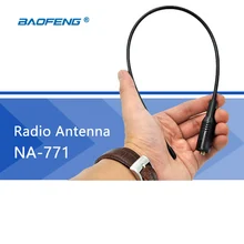 Radio Antenna 771 Baofeng Walkie Talkie Gain Antenna SMA-F Dual Band UHF VHF CB Radio for UV-5R BF-888S UV-5RE UV82