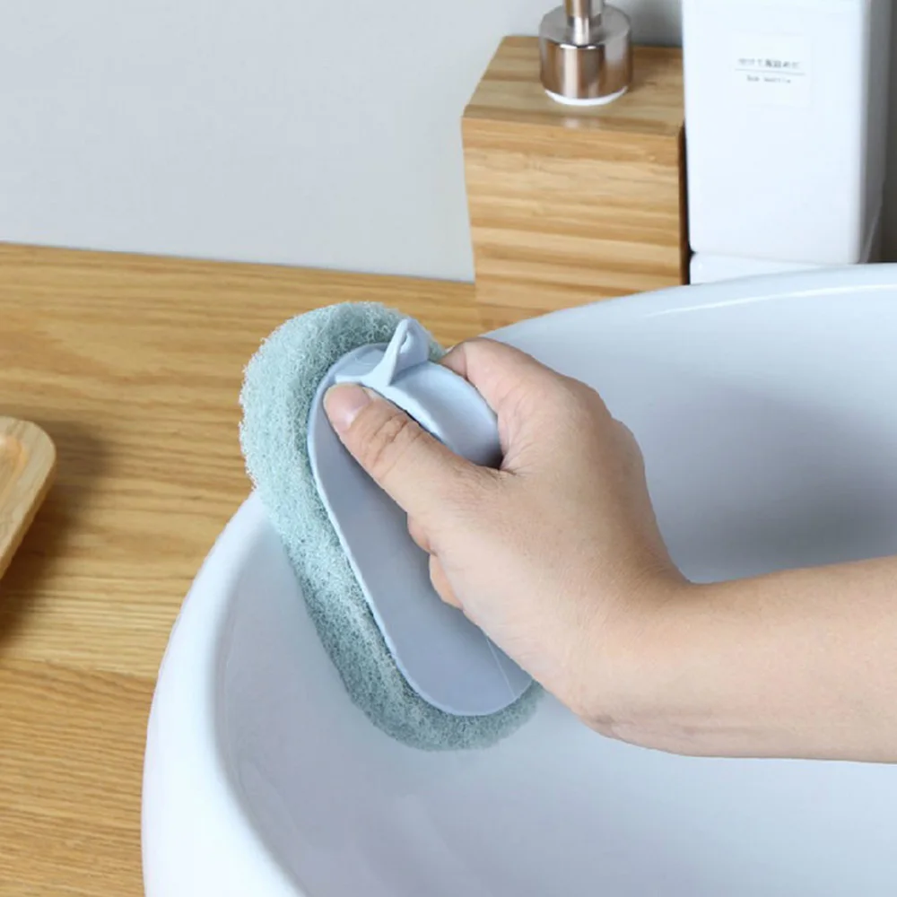 

Strong Decontamination Bath Brush Sponge Tiles Brush Hot Sale Magic Strong Decontamination Bath Brush Kitchen Clean Tools