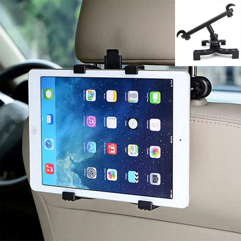 Soporte telescópico para tableta de coche, reposacabezas de 7 a 11 pulgadas  para asiento trasero de iPad - AliExpress