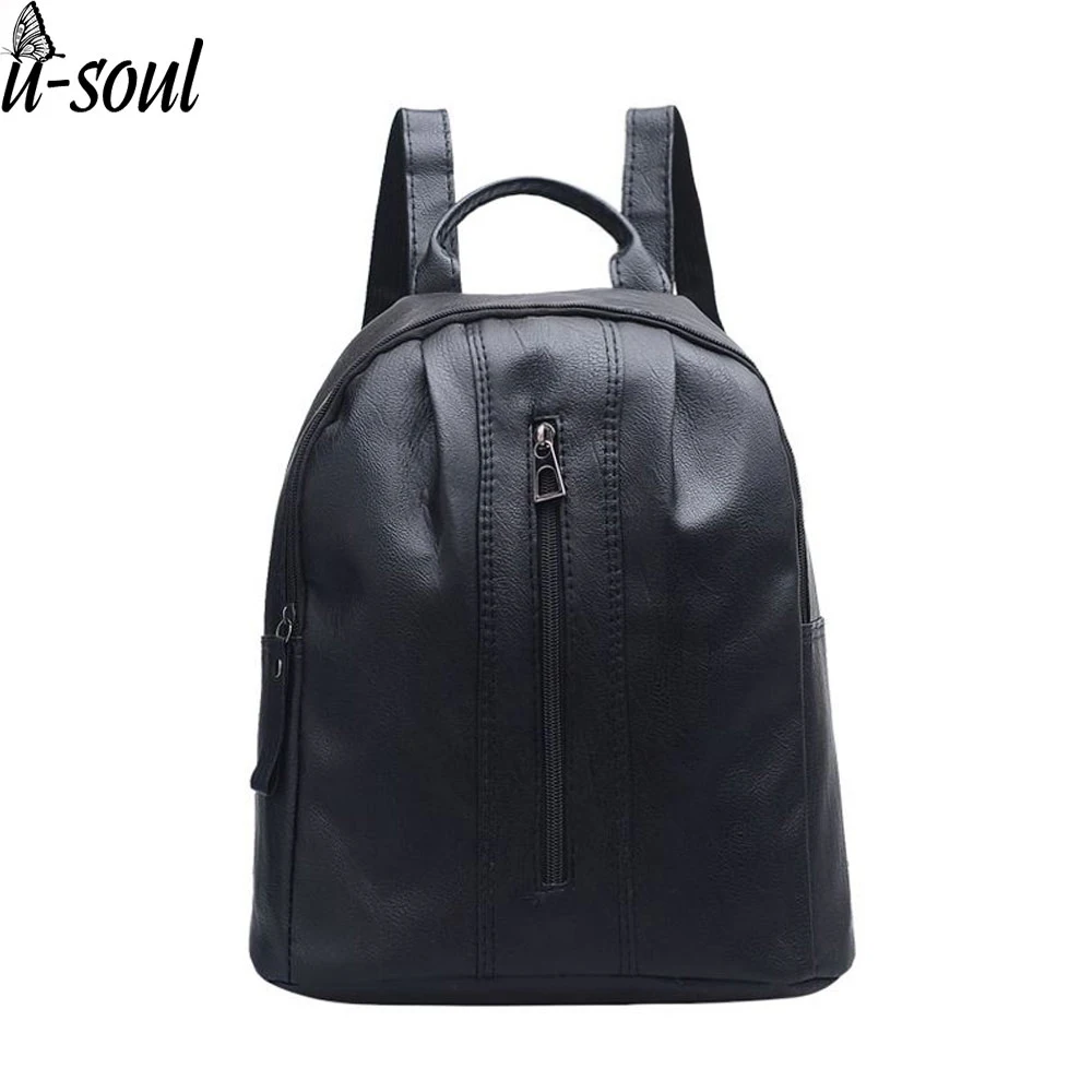 fashion backpack women leisure women pu leather backpacks school