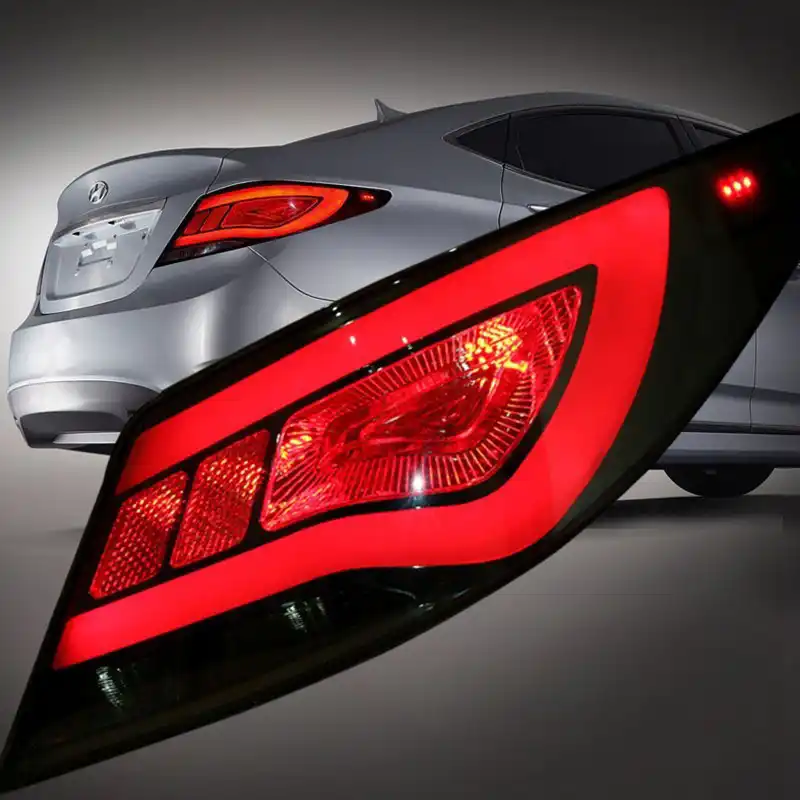 Detail Feedback Questions About Red Lens Tail Lamp For Hyundai Red Lens Tail Lamp For Hyundai Accent Solaris Verna 2017 Led Lights Smoked