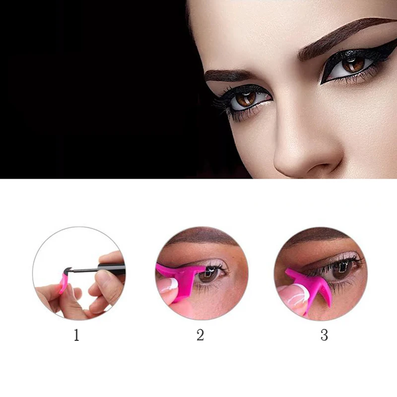 2pcs Eyeliner Mold Wings Eyeliner Stamps Template Stencil Easy To Wear