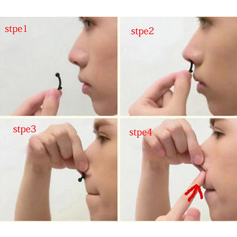 Модное поднятие носа формирователь ортопедический зажим мост выпрямление прищепка для красивого носа корректор для лица клипер