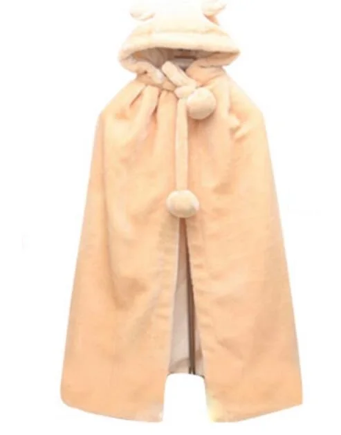 

New children 's clothing Baby Cloak Boys and Girls Toddler Hooded Cloak thin section Cotton Coat Outwear Fleece