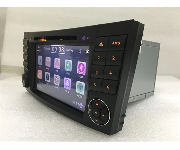 Cheap 2din car radio DVD  for Mercedes E G class W211 W464 CLS GPS NAVI with Radio  for W211 E class 2002-2008 WIFI 3G 5