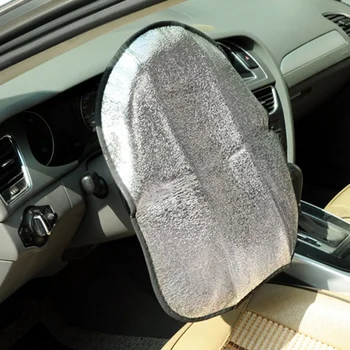 

Double Thicken Aluminum Foil Anti Wheel Cover Automotive Car Steering Wheel Sun Shade Cover