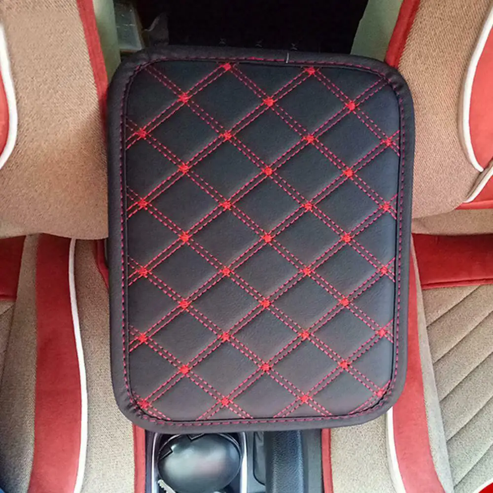 

Universal Car Armrest Pad Cover Auto Center Console Waterproof Leather Cushion