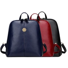 Women PU Leather Mini Backpack For Girls Rucksack School Bag Cute Shoulder Bags Three Colors Available