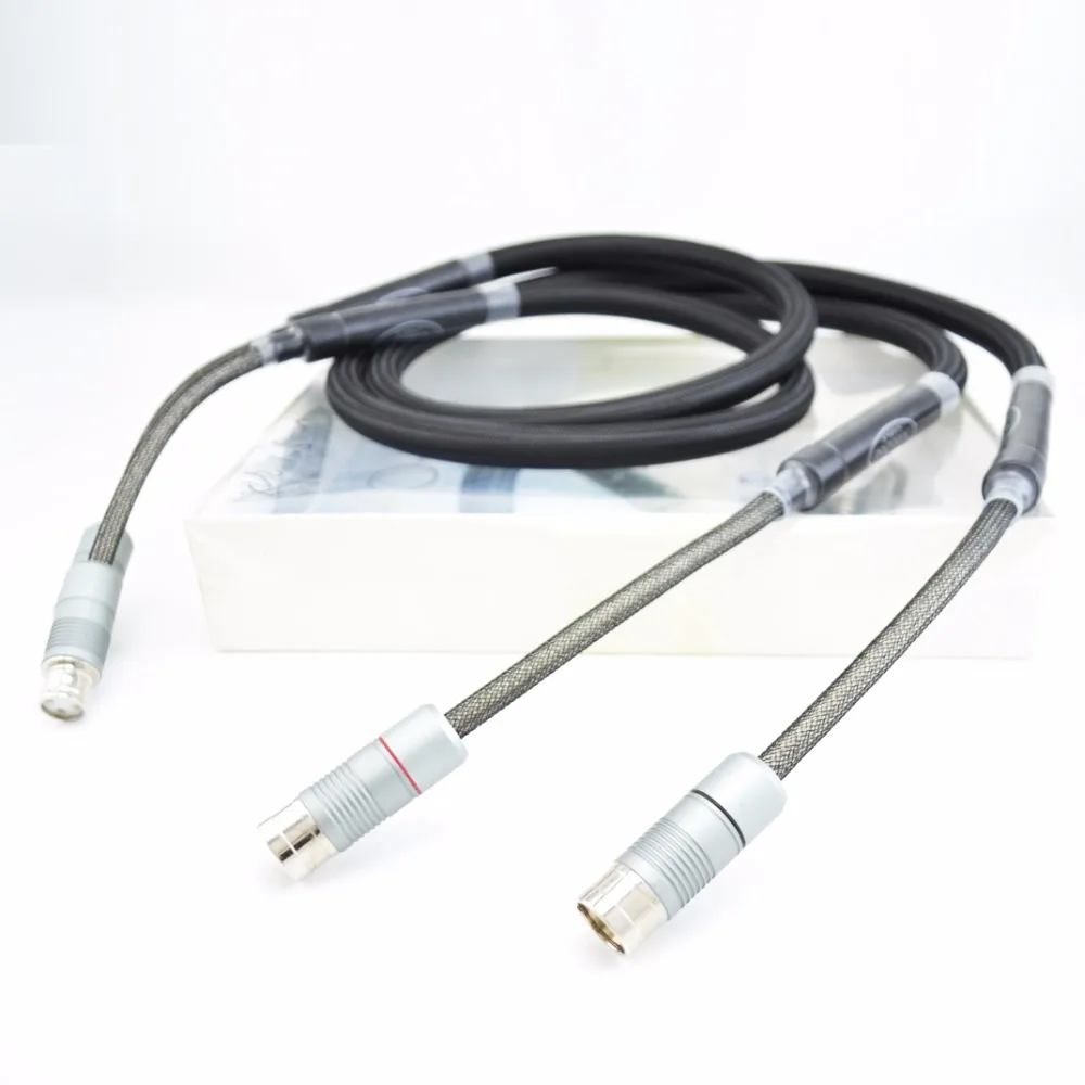 

Free shipping Pair Voodoo Stradivarius Cremona Edition XLR Interconnect cable with silver plated XLR plugs