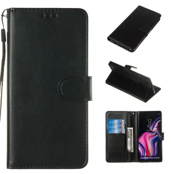 

20pcs/lot Magnetic Sheep pattern 3 card leather protective case cover for Samsung Galaxy Note 8 9 flip cover case shell