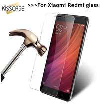 KISSCASE Mobile Phone Shockproof Tempered Glass For Xiaomi Redmi 4X 4A 4 Note 3 4 4X Film HD Screen Protector For Xiaomi 6 5S 4