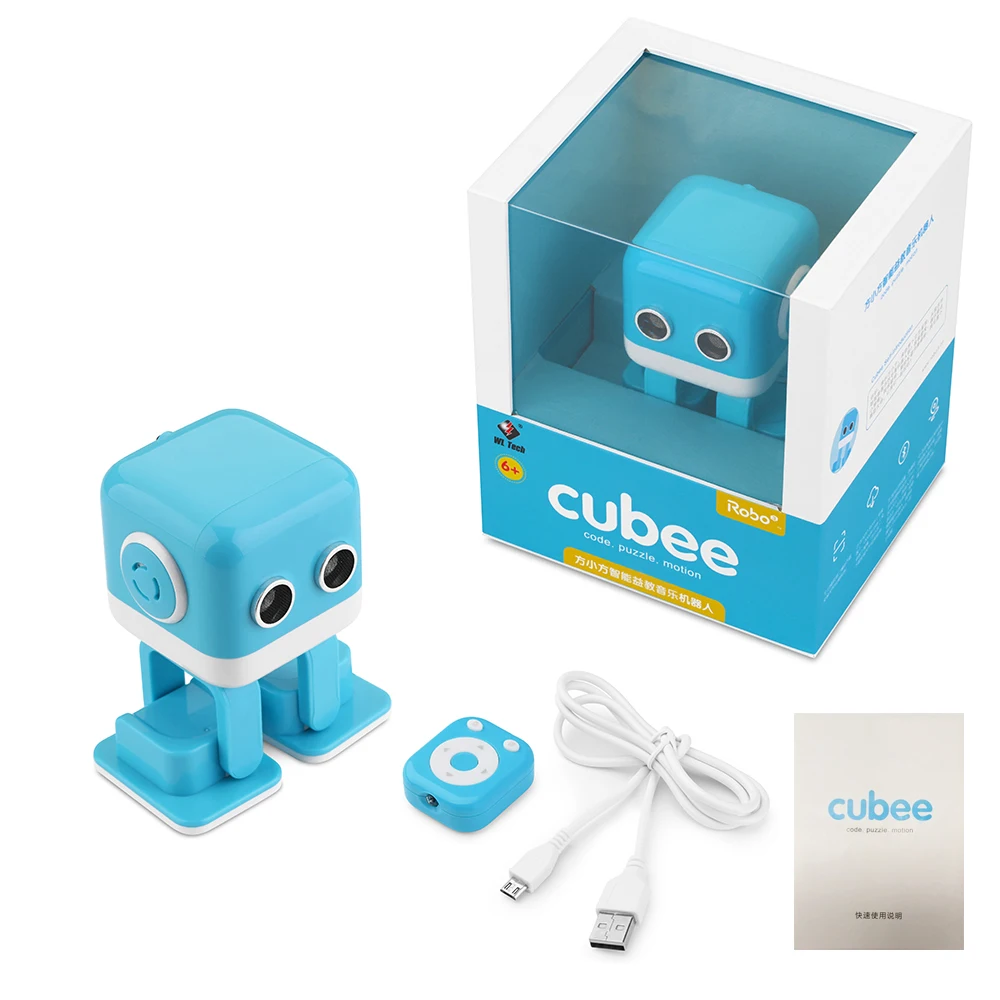 WLTech Cubee F9 RC робот для развлечения обучающий умный инфракрасный Wi Fi Android iOS