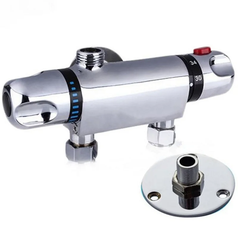 

Thermostatic Shower Bathroom Faucet Thermostatic Mixer Bath Shower Mixer Water Control Valve Wall Mounted Valve Mixer Faucet Tap