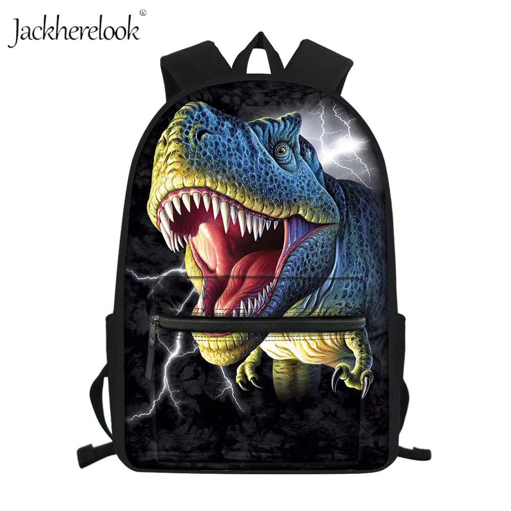 Прохладный тиранозавр T-Rex в парк развлечений рюкзак в виде динозавра Для мужчин сумка для ноутбука повседневные Путешествия рюкзак