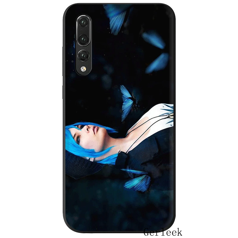 Черный мягкий чехол из ТПУ для Huawei P8 P9 P10 Lite P20 Pro MINI 2015 2016 2017 P Smart Shell|Чехлы-накладки|