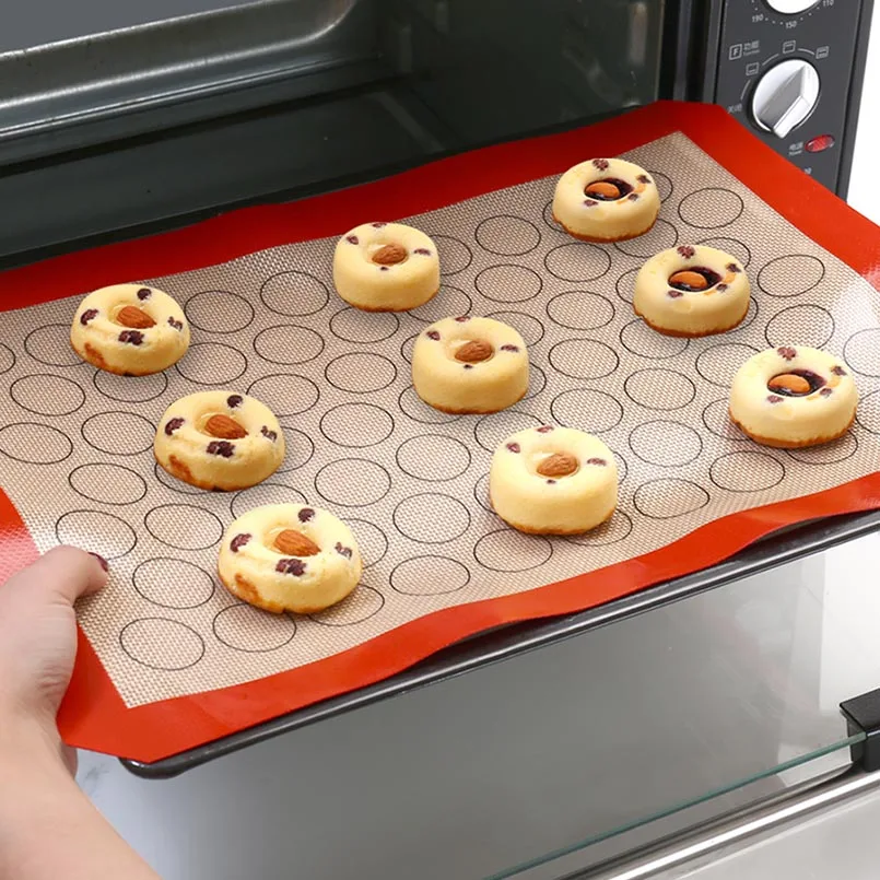 

1 Pc Non-Stick Food Grade Silicone Baking Mat Pad Sheet Bakeware Cake Cookie Macaron Rolling Dough Mat Pastry Tools Kitchen Tool