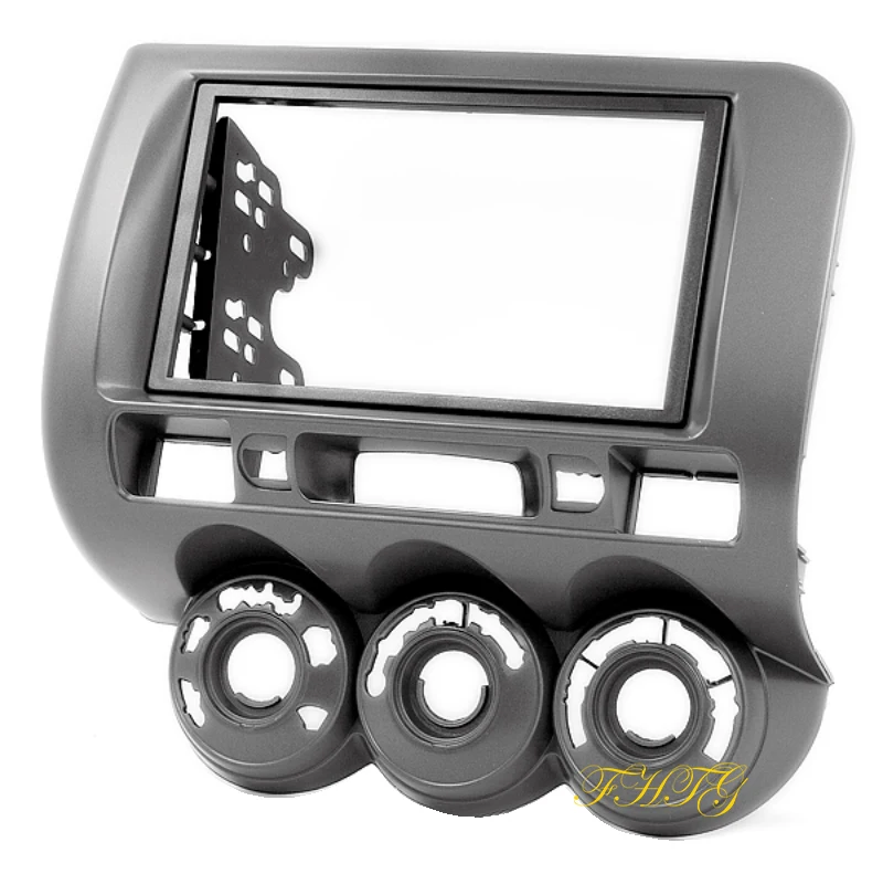 

Car Radio Fascia,Dash Kit is suitable for 2006 Honda Jazz, 2DIN (Manual AC, RHD),Double Din Car Audio Frame