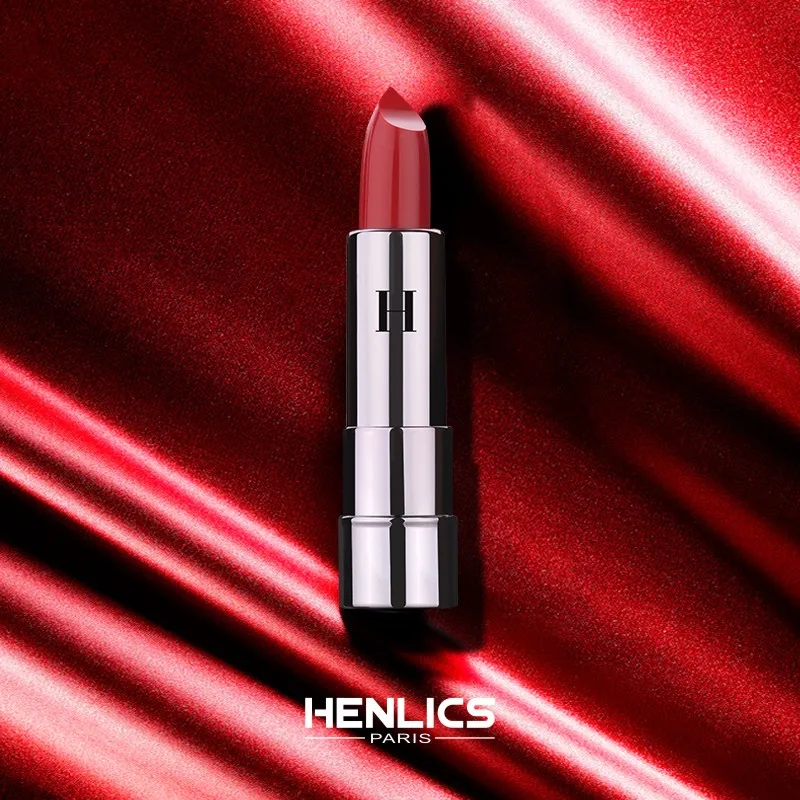 Henlics 12 Colors Retro Moisturizing Rich Creamy Lustre Stain Lipstick (28)
