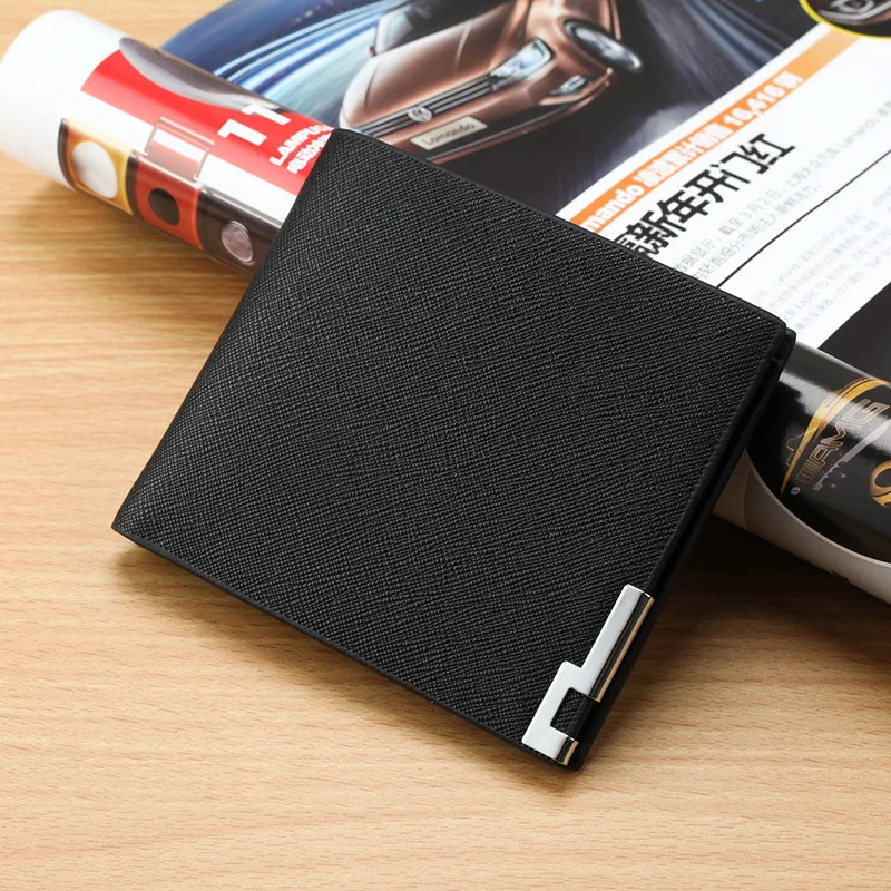 Wholesale Leather Men Wallets Luxury Man Bifold Wallet Short Designer