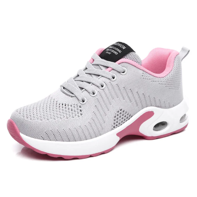 

BALTROP Grey Color Women Shoes Big Size 35-44 Vulcanized Shoes Sock Sneakers Women Summer Slip On Flat Mesh Loafer Walking Shoes
