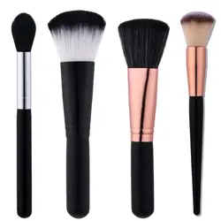 Professional beauty Black Contour Highlighting Foundation Tapered Blending Make Up Brush подарок для дам Горячий