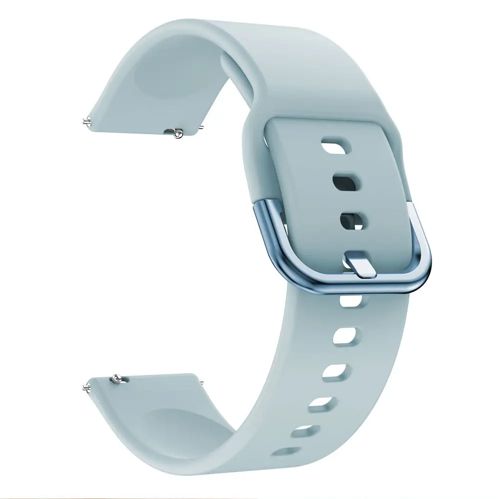 Vibrant Multicolor Silicone Watchband - 20mm Flexible Strap