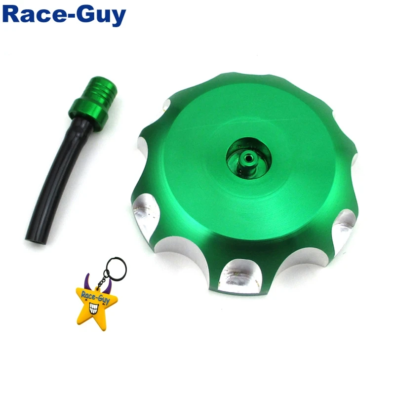 

Green CNC Gas Fuel Tank Cover Cap For DRZ 50 70 125L 125 400E 400 RMZ 250 LTZ 250 400 Z 450