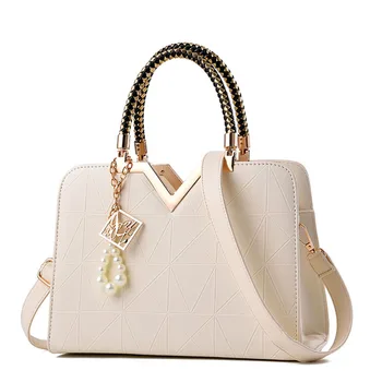 

New Summer Female Bag For Ladies Phone Pocket Zipper Women Handbags Flap Famous Leather Women Shoulder Crossbody Bags(White)