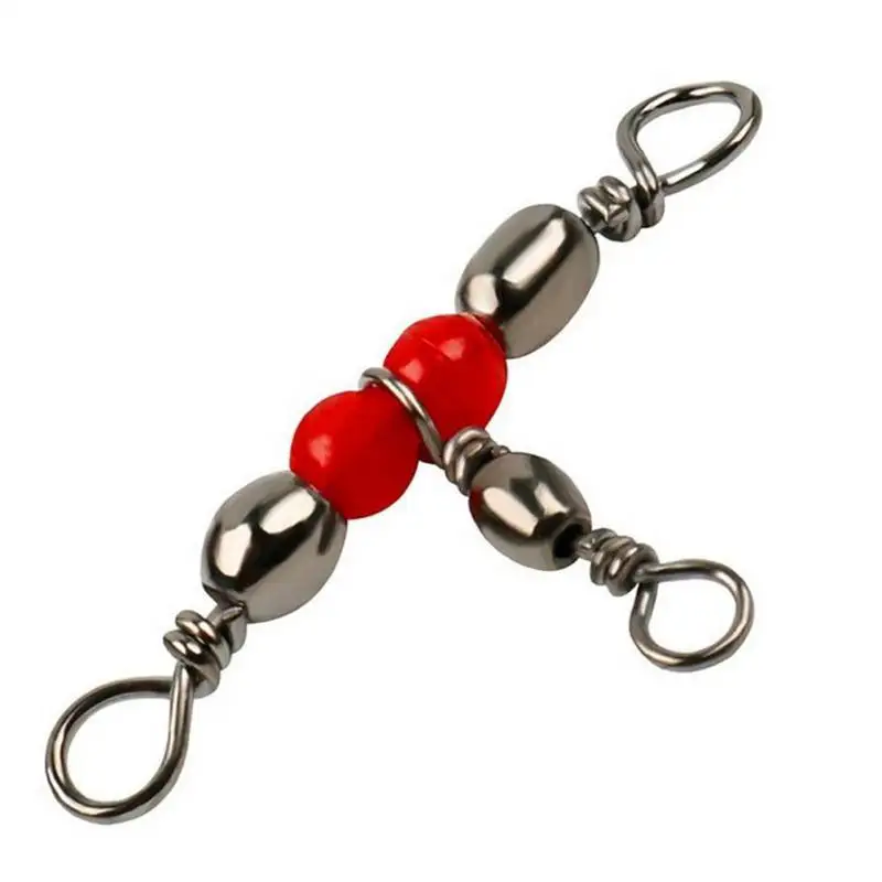 

10 pcs / 20pcs/50pcs Fishing Bearing Ring Connector Solid Brass Barrel Triple Spin Fishing Bearing Fishing Equipment Accessories