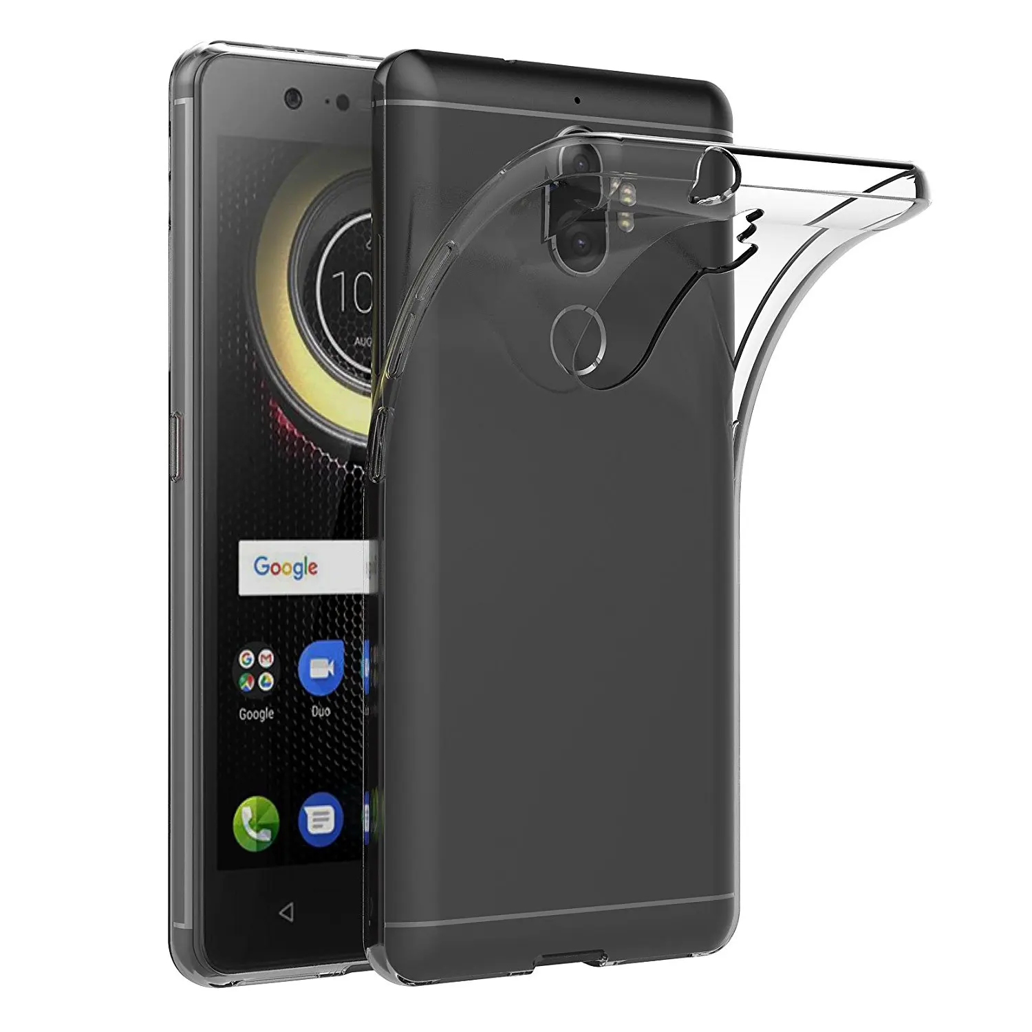 Прозрачный чехол для Lenovo K8 Plus Мягкий ТПУ силиконовый гелевый задней панели