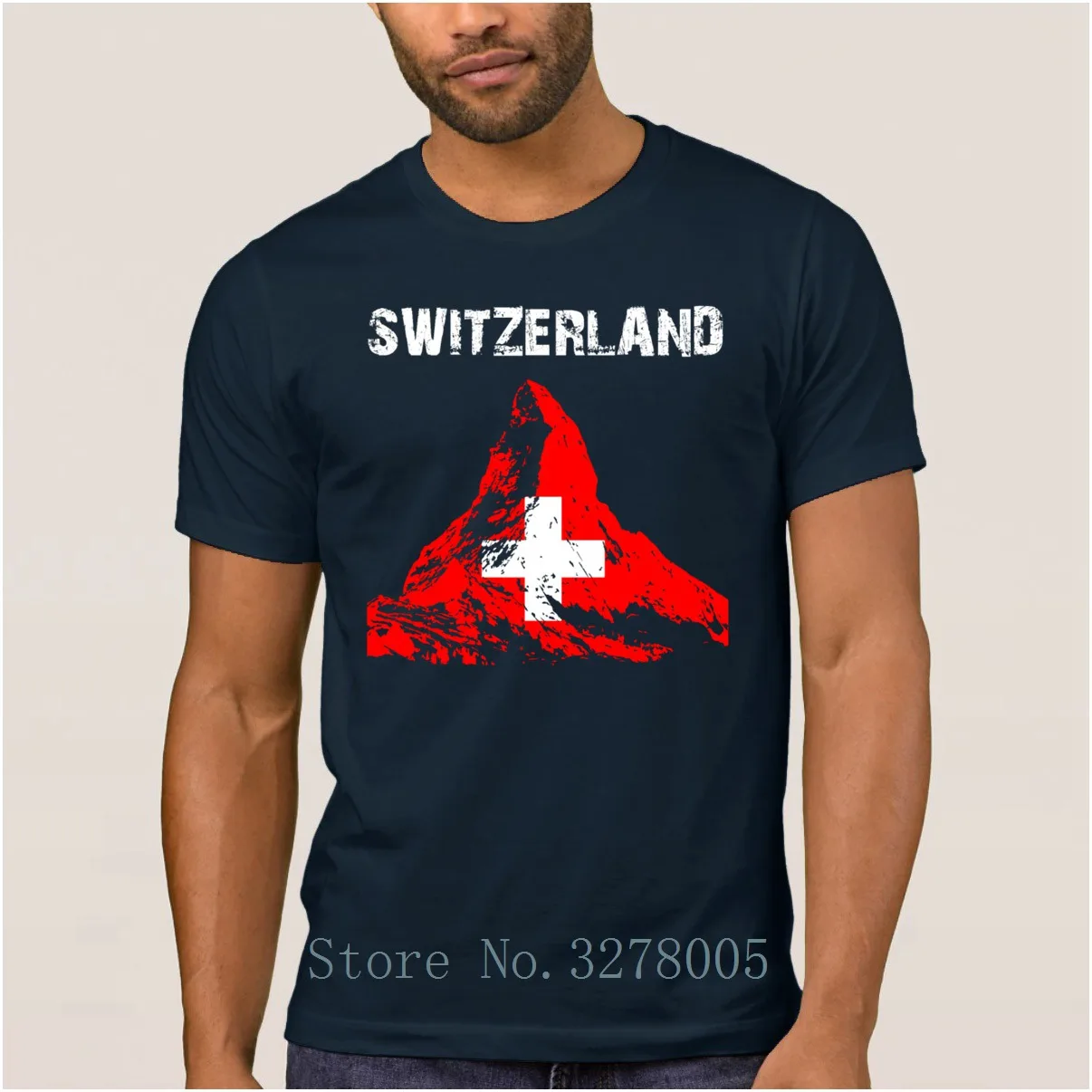 La Maxpa Nation Design Switzerland Matterhorn Fit Мужская футболка Sunlight мужская футболка мужская одежда футболка с круглым воротником большая