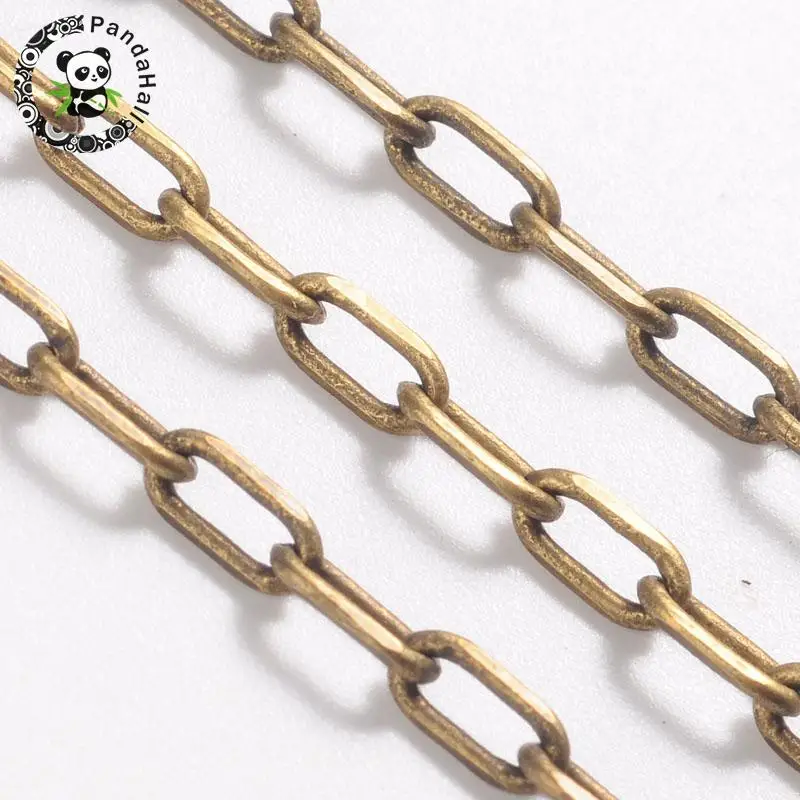 Buy 10m Antique Bronze Brass Chain for DIY Jewelry