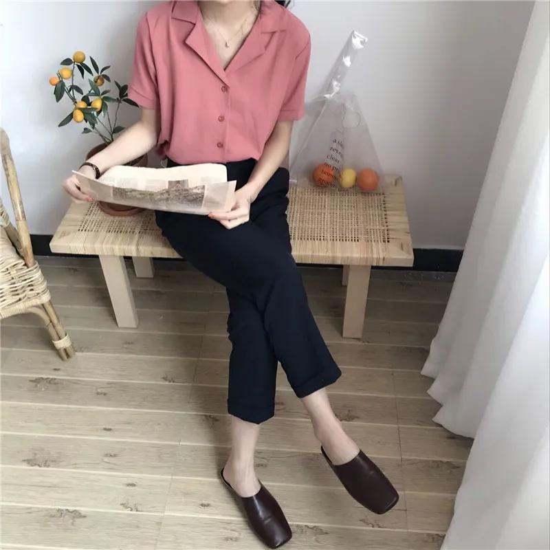 Women Shirt Chiffon Blusas Femininas Tops Short Sleeve Elegant Ladies Formal Office Blouse Plus Size Chiffon Shirt clothing